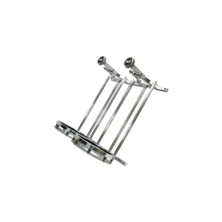 Stand up Billet Bottle Bracket Flat Mount for Dual 10Lb Bottle Nitrous Express NX 11208SB-10