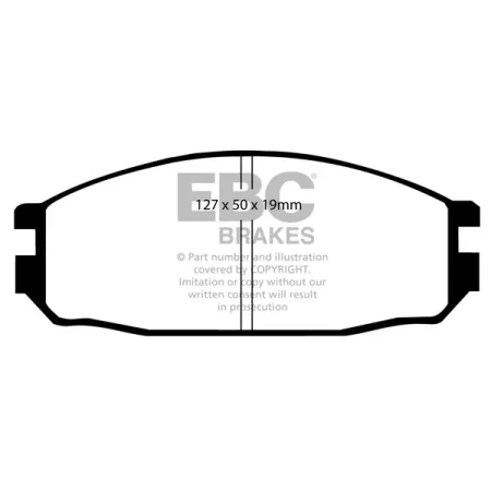 DP688 Klocki hamulcowe ULTIMAX2 EBC Brakes Nissan Patrol Y60