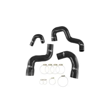 Zestaw Przewodów Silikonowych do Układu Chłodzenia FMIC.EU Audi A4 B8 A5 8T 2.0T 2007-2016 - Czarny