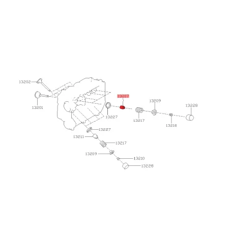 Klin zaworowy 13210AA020 Subaru EJ20 EJ25