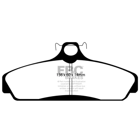 DP41152R Klocki hamulcowe YELLOWSTUFF EBC Brakes Chevrolet Corvette C4 Chevrolet Corvette C4