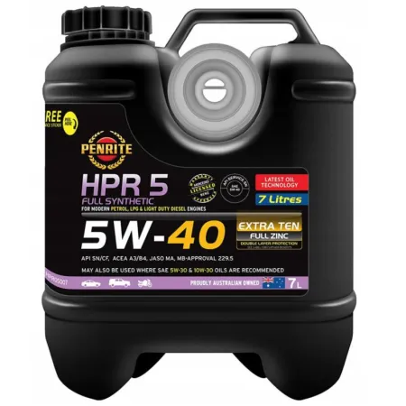 Olej silnikowy Penrite HPR 5 5W-40 Full Synthetic 7L