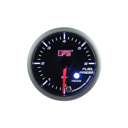 Auto Gauge Wskaźnik ciśnienia paliwa bursztynowy