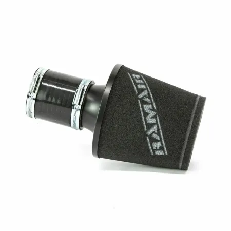 Uniwersalny stożkowy filtr powietrza aluminium Ramair JS-105-BK-KIT 70mm