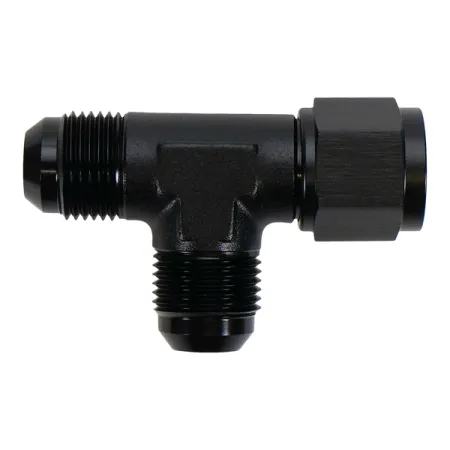 Adapter 10AN męski Flare do żeńskiego Flare Swivel Tee prosty DeatschWerks