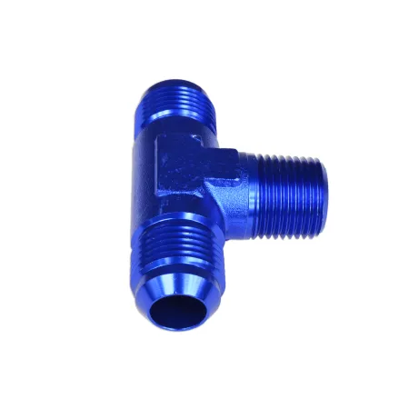 Trójnik męski/męski/męski AN6-1/8 NPT-AN6 Niebieski