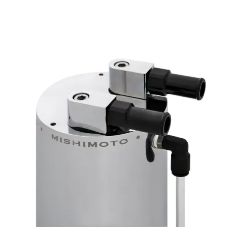 Mishimoto Aluminum Oil Catch Can - Large Silver