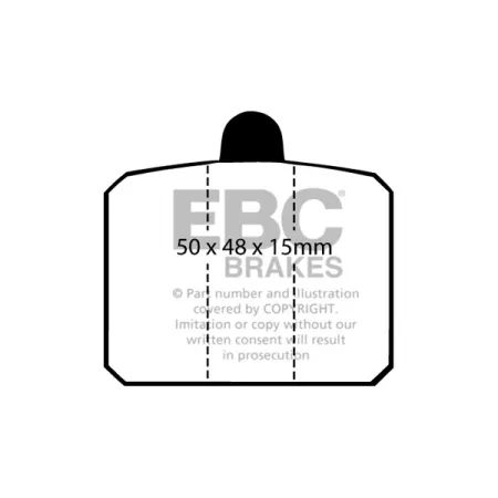 DP275 Klocki hamulcowe ULTIMAX2 EBC Brakes Skoda 110 125 Estelle