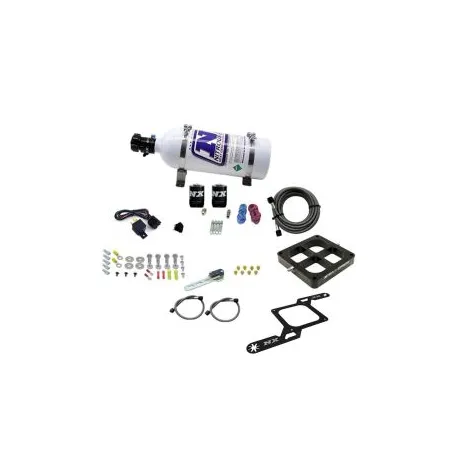 4500 Billet Crossbar Plate System Single Stage 100-500Hp with 5Lb Bottle Nitrous Express NX 63570-05