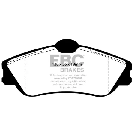 DP1346 Klocki hamulcowe ULTIMAX2 EBC Brakes Citroen Xsara Picasso