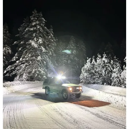 Lampa Robocza LED Purelux Terrain Black Square Flood Szeroki Strumień 7cm 20W