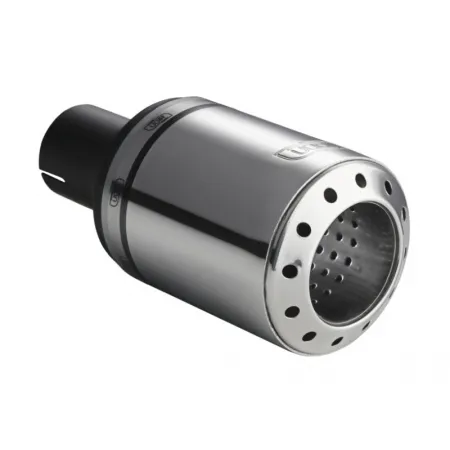 Uniwersalna końcówka tłumika okrągła 100mm długość 120mm średnica montażowa 50mm