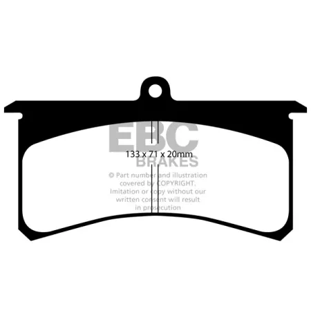 DP4007R Klocki hamulcowe YELLOWSTUFF EBC Brakes