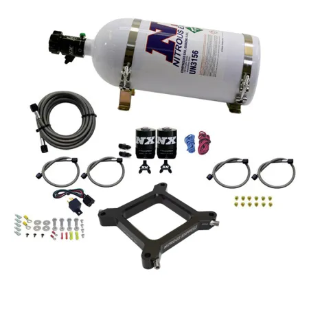 4150 Assassin Plate Alcohol Pro-Power 100-500Hp with 10Lb Bottle Nitrous Express NX 67545-10