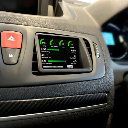 CANchecked Display MFD32 Gen2 with VAG OBD-cable for Renault Megane MK3 RHD 08-16