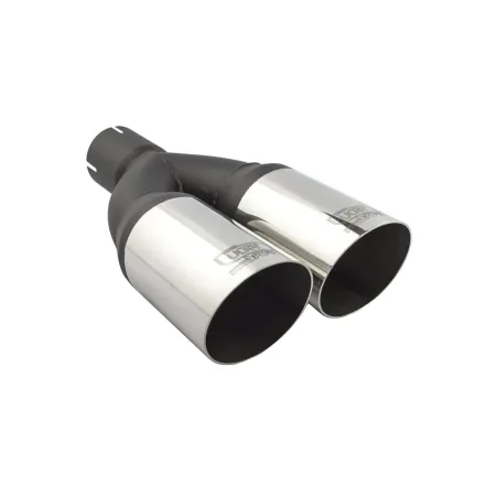 Uniwersalna końcówka tłumika okrągła 76mm długość 230mm średnica montażowa 55mm