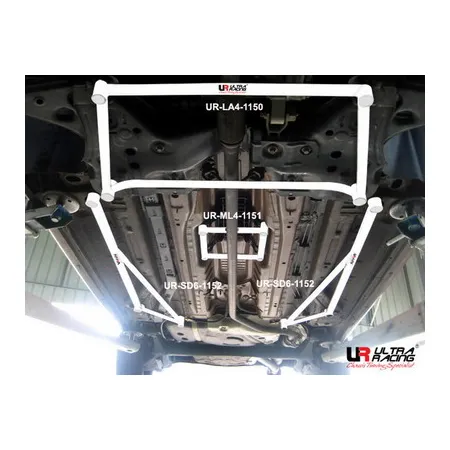 Rozpórka podłogi (Floor Bars) Ultra Racing Fiat Grande Punto 8V 1.4 06+