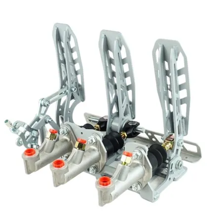 Pedalbox Drifting & Rally Mocowany do Podłogi z Podparciem Stopy RacingPedalBoxes – Szary