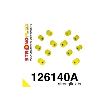 126140A: Zestaw tulei zawieszenia tylnego SPORT Mitsubishi Lancer EVO 4/5/6