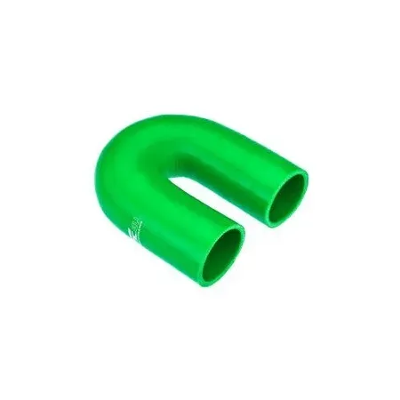 Kolanko silikonowe 180' 41mm Zielony