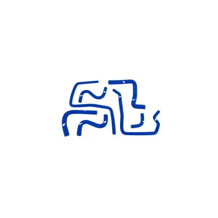Mishimoto Subaru Impreza WRX/STI Silicone Ancillary Hose Kit 2004-2007 Blue