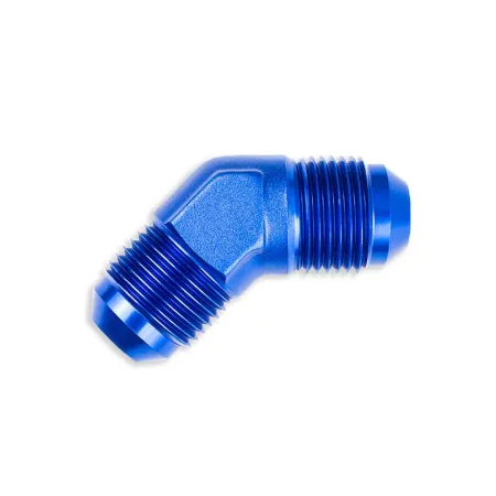 AN4 45' Nypel adapter męsko-męski JIC Niebieski