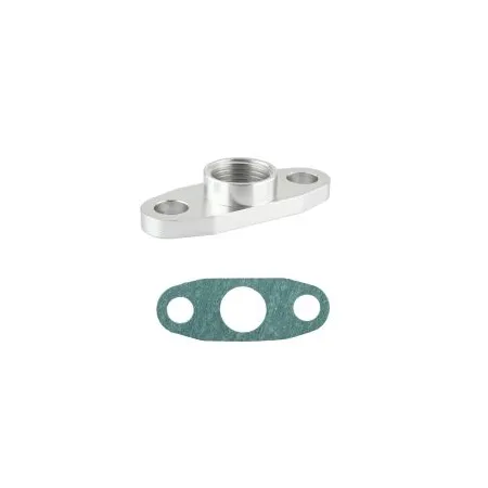 Flansza spływu oleju 1/2 NPT żeńską do turbosprężarek Garretta GT40 GT55