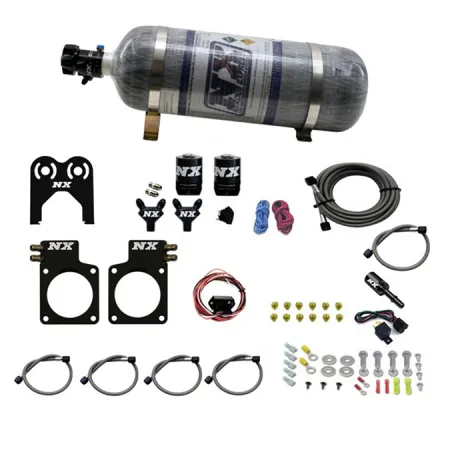 Nitrous Plate System (50-150Hp) with 12Lb Carbon Bottle for Nissan Gt-R R35 Nitrous Express NX 20717-12