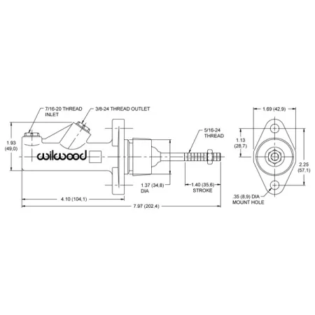 Pompa hamulcowa Wilwood 260-6089 0.750