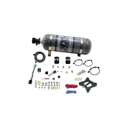 2 Valve Plate System With 10Lb Composite Bottle for Ford Mustang 4.6L (50-150Hp) Nitrous Express NX 20946-12