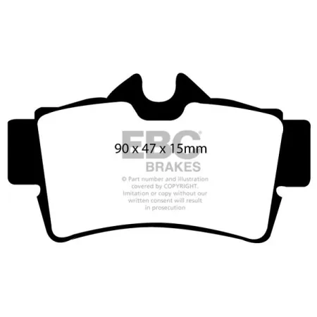 DP51156/2NDX Klocki hamulcowe BLUESTUFF NDX EBC Brakes Ford Mustang 4th Gen Saleen Mustang PANOZ Esperante Mustang 4th Gen Bullit Mustang 4th Gen Cobr