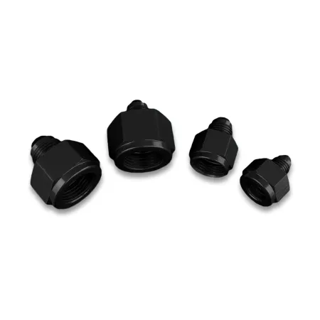 AN6 AN4 JIC Nypel adapter redukcyjny prosty żeńsko męski Czarny