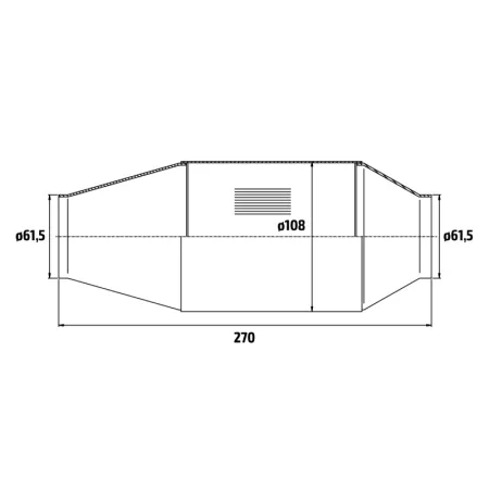 Katalizator sportowy 0-2.6L EURO 4 HJS Euro 4 Przepustowość cpsi 200