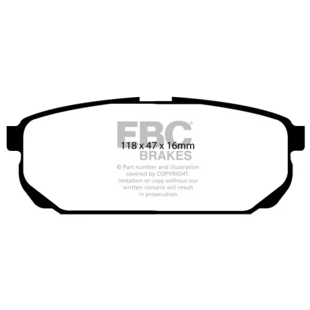 DP1559 Klocki hamulcowe ULTIMAX2 EBC Brakes KIA Sorento