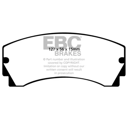 DP4046R Klocki hamulcowe YELLOWSTUFF EBC Brakes Audi Sport quattro KW Ford RS20