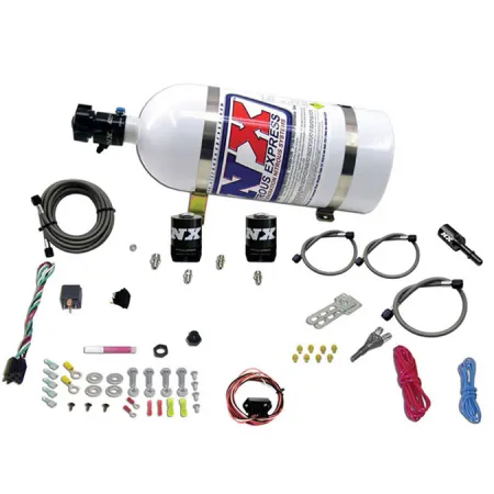 Single Nozzle System with 10Lb Bottle for Ford Coyote 5.0 (35-150Hp) Nitrous Express NX 20932-10