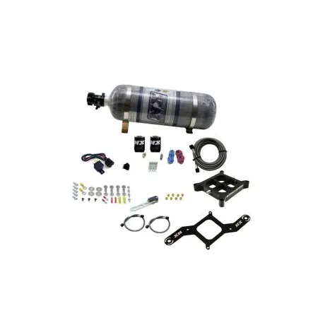 Billet Crossbar Plate System Dry Dual Stage 100-1000HP 4150 Flange 12LB Nitrous Express NX 66242-12