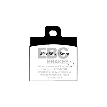 DP192 Klocki hamulcowe ULTIMAX2 EBC Brakes Alfa Romeo Alfasud Alfasud Sprint Sprint Sprint Ti