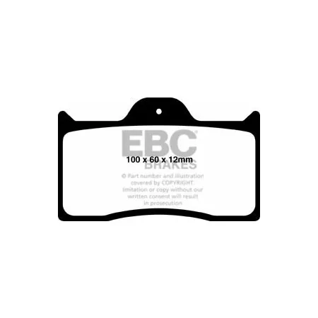 DP8038.12SR11 Sportowe klocki hamulcowe Sintered SR11™ EBC Brakes AC 378