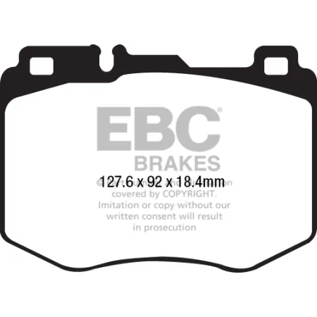 DP62210 Klocki hamulcowe GREENSTUFF EBC Brakes Mercedes-Benz GLCClass X253 GLC220 4Matic GLCClass X253 GLC250 4Matic GLCClass X253 GLC350 4Matic GLCCl