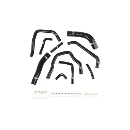 Zestaw Przewodów Silikonowych do Układu Chłodzenia FMIC.EU Toyota Land Cruiser HDJ80 - Czarny