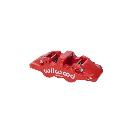 Uniwersalny zacisk hamulcowy 4 tłoczkowy Wilwood 120-15598 Aero4-DS czerwony