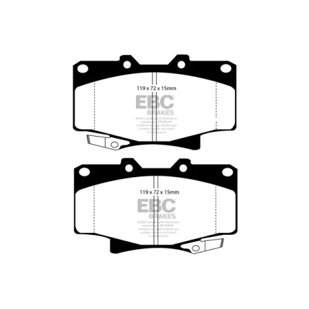 DP992 Klocki hamulcowe ULTIMAX2 EBC Brakes Toyota 4 Runner VZN130 4 Runner LN130 4 Runner KZN130 Hilux Surf LN130 Hilux Surf LN131 Hilux Surf KZN130 L
