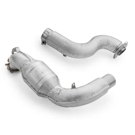 Downpipe z osłoną termiczną i katalizatorami Mercedes-AMG A35 GPF W177 4MATIC MS without GPF OFF 100 cpsi