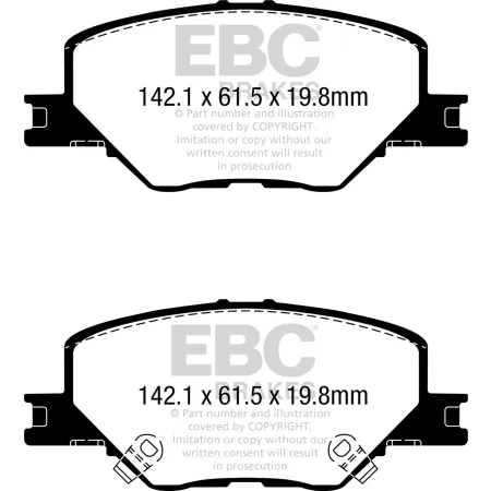 DPX2340 Klocki hamulcowe ULTIMAX2 EBC Brakes Opel Insignia Country Tourer Insignia Grand Sport Insignia Sport Tourer VAUXHALL Insignia Grand Sport Ins