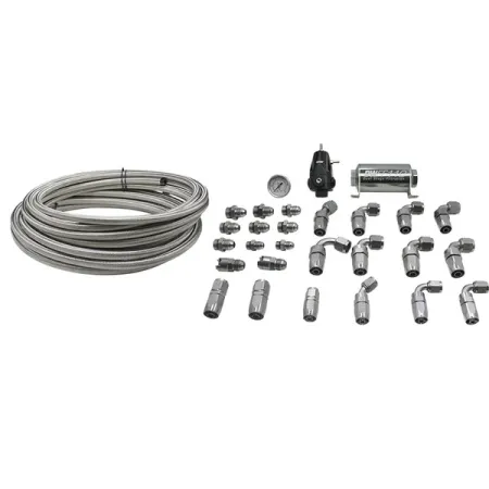 DeatschWerks Return Plumbing Kit CPE 8AN Feed 6AN Return for Hemi 2006+