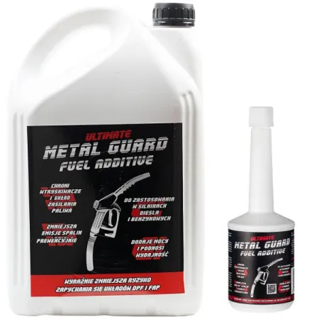 Dodatek Do Paliwa Metal Guard Fuel CLP czyści układ paliwowy i wzbogaca paliwo 5L + gratis 200ml