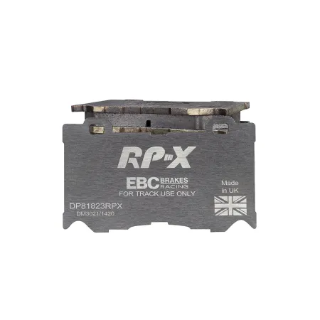 DP81823RPX Sportowe klocki hamulcowe RP-X Racing EBC Brakes Infiniti FX30D FX37 FX50 G37 M30D M35h M37 Q50 Q50 Hybrid Q60 Q60 Coupe Q70 QX70 Nissan 37
