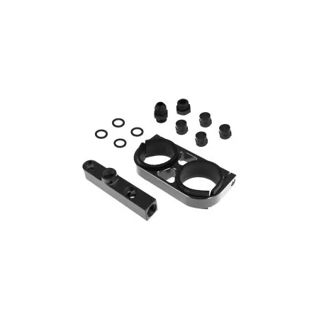 JRspec Mocowanie do 2 Pomp Bosch z Listwą - czarne