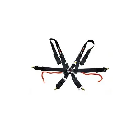 DriftShop 6 Point Harness Black FIA Approved 8853